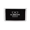 IMPRINTED Black Basic Microfiber Cloth-In-Case (100 per box / Minimum order - 5 boxes) 